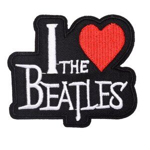 3/$15: I love the beatles Iron-On Sew-On Embroidered Patch